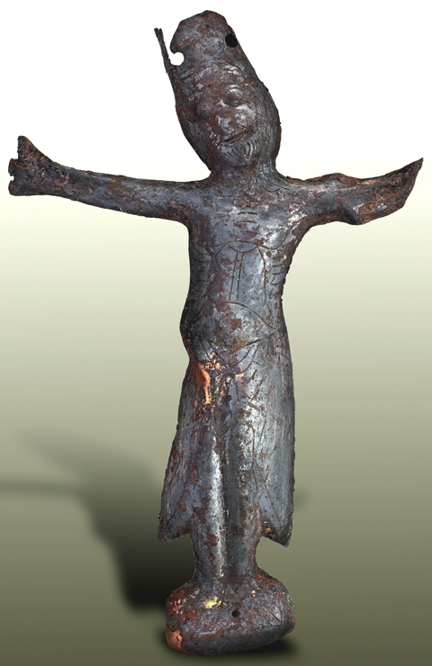 Az egyik legszebb lelet: a kis, krmeneti Krisztus-szobor - forrs: http://sirasok.blog.hu/