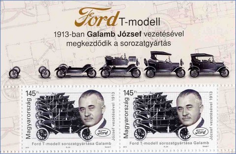 Szz vvel ezeltt Galamb Jzsef konstruktr-fmrnk vezetsvel kezddtt meg a Ford T-modell sorozatgyrtsa.