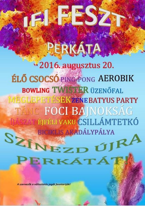 IFI FESZT Perkta 2016.08.20.