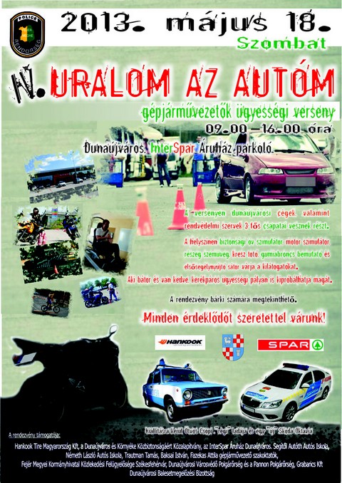 Uralom az autm - gyessgi verseny Dunajvrosban 2013.05.18.