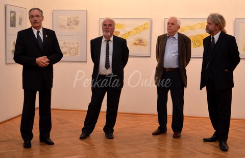 Balrl jobbra: Dr. Tulassay Tivadar, Tasndi Gbor, Miskei Lszl s Knig Frigyes (Fot: Vigh Gyrgy Suli-Soft-Design)