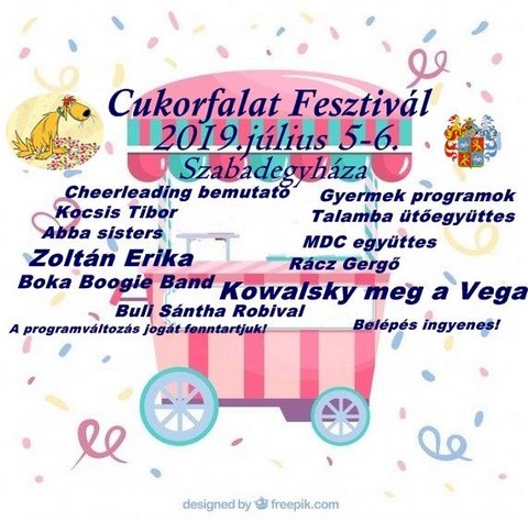 Cukorfalat Fesztivl 2019