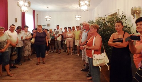 A kisbcsi csoport fogadsa a polgrmesteri hivatalban (fot: Bog Anik)