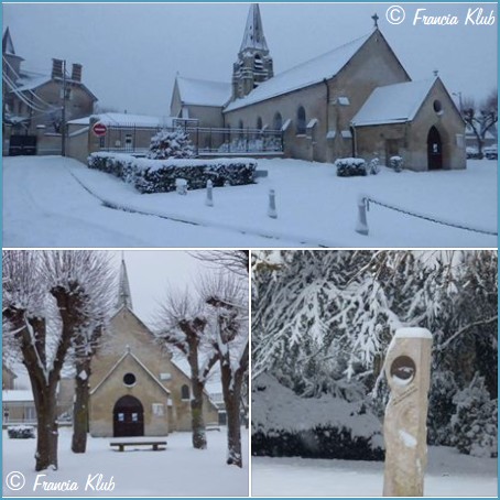 Saint-Maximinban is havazott... (fotk forrsa: Francia Klub / Perkta)