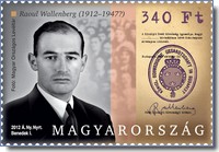 Az emberment Wallenberg - blyegen