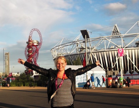 A Wembley Stadion eltt (fot tulajdonosa: Gallai Kamilla)
